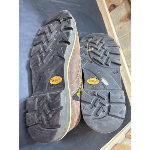 Dockers By Geni Mens Brown Leather Work Shoes EU43 US10 Vintage - Picture 8 of 10